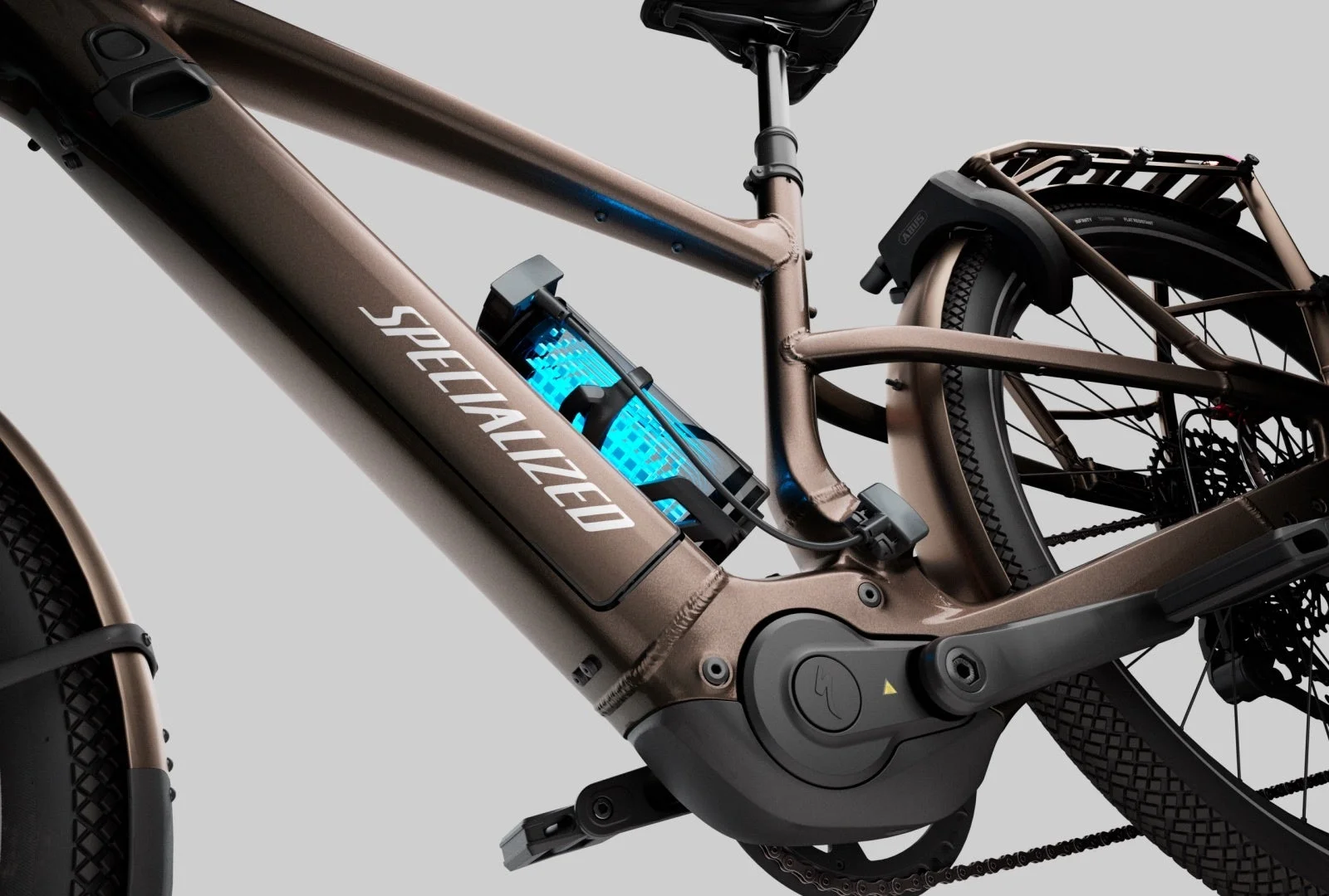 E-バイクのバッテリー部