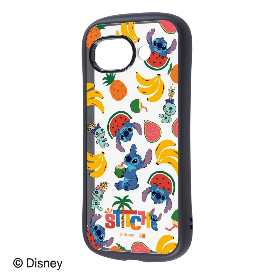 スティッチとトロピカルフルーツデザインのケース