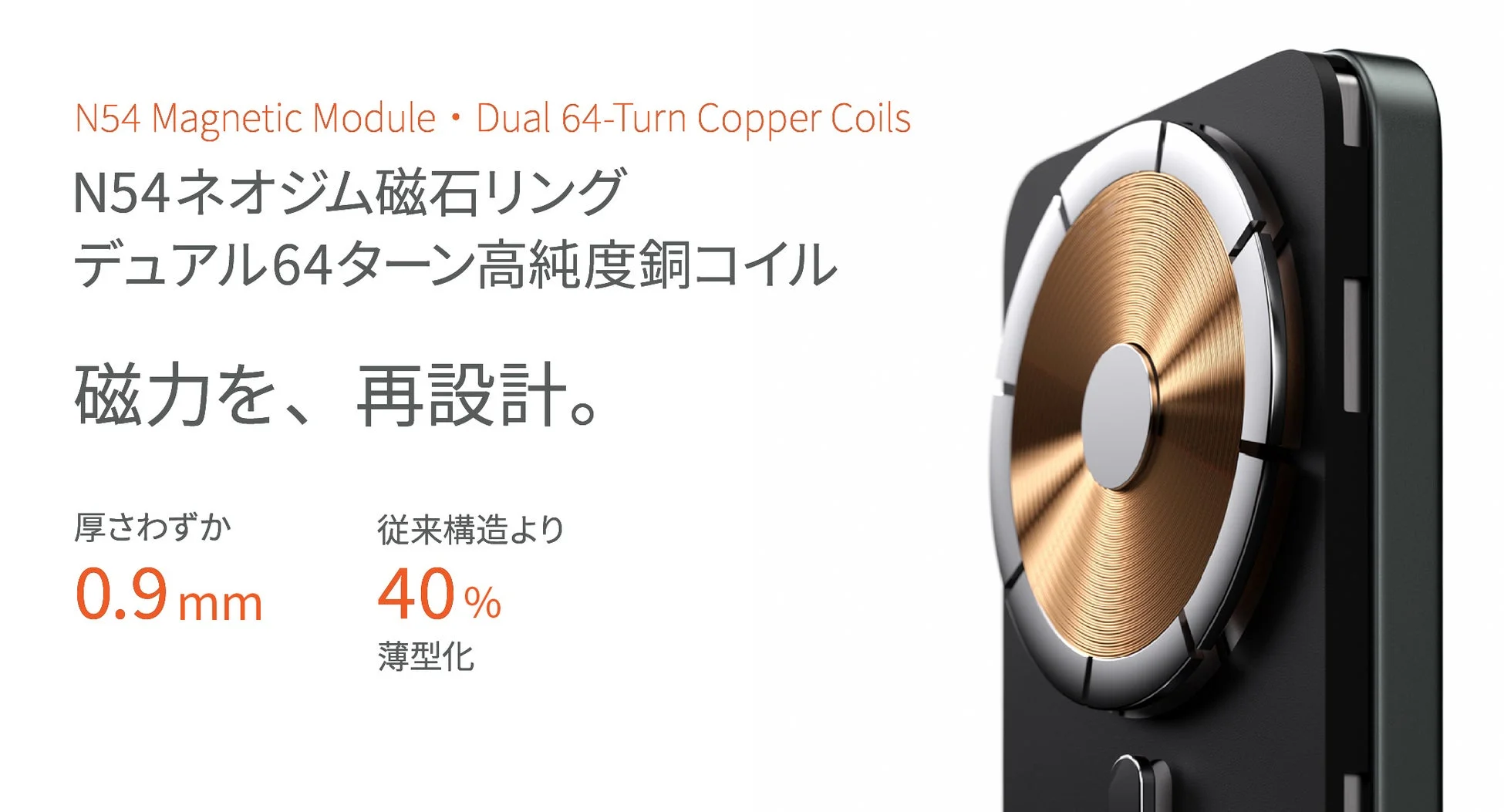 N54磁石モジュールの図