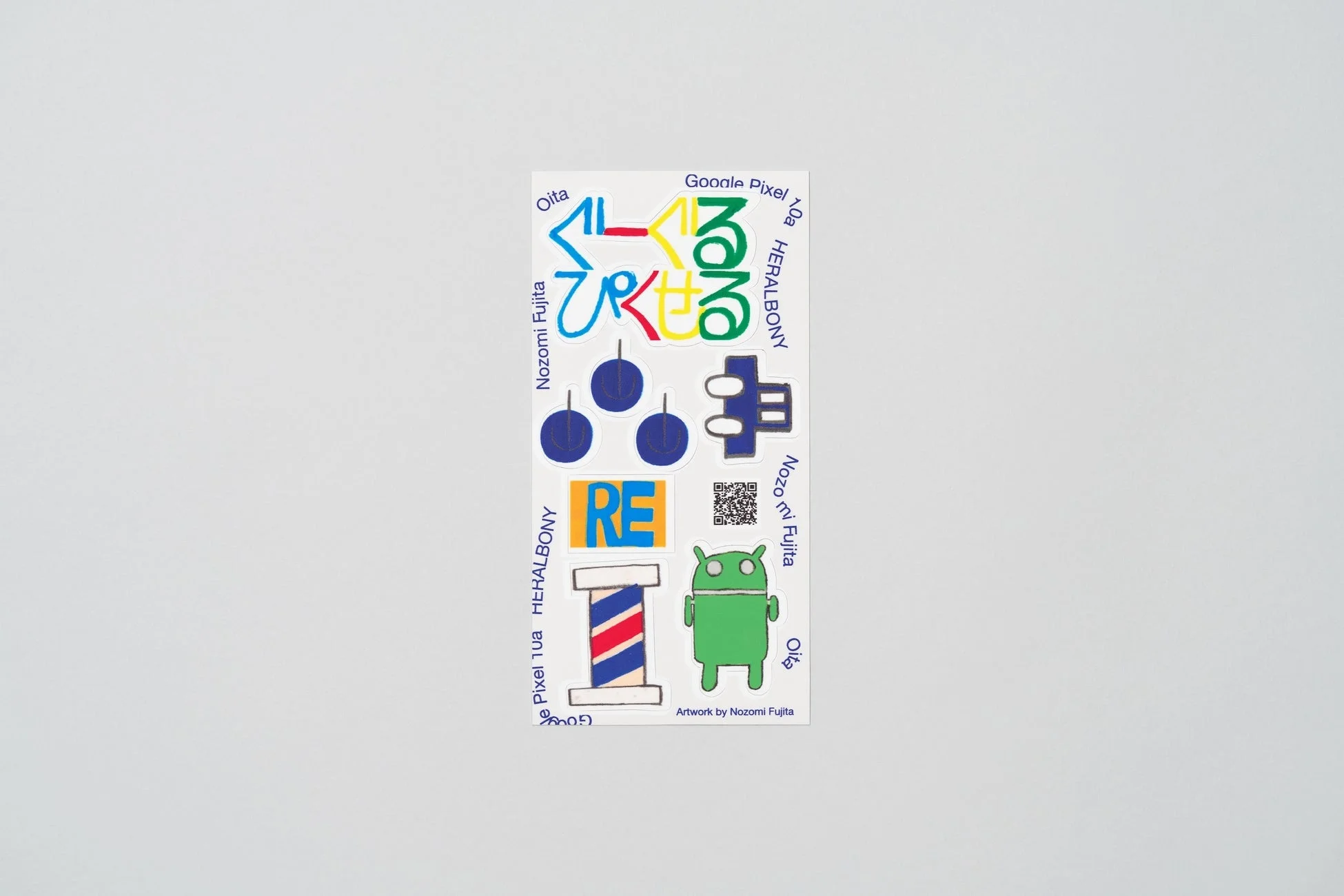 Sticker Art by Nozomi Fujita