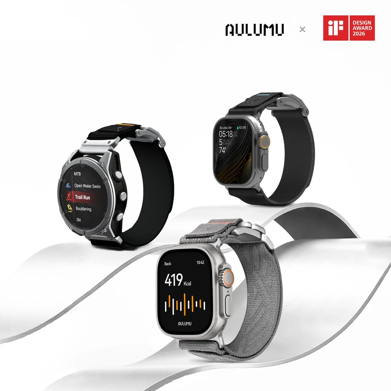 iFデザイン賞受賞 C03 チタンバックルウォッチバンド