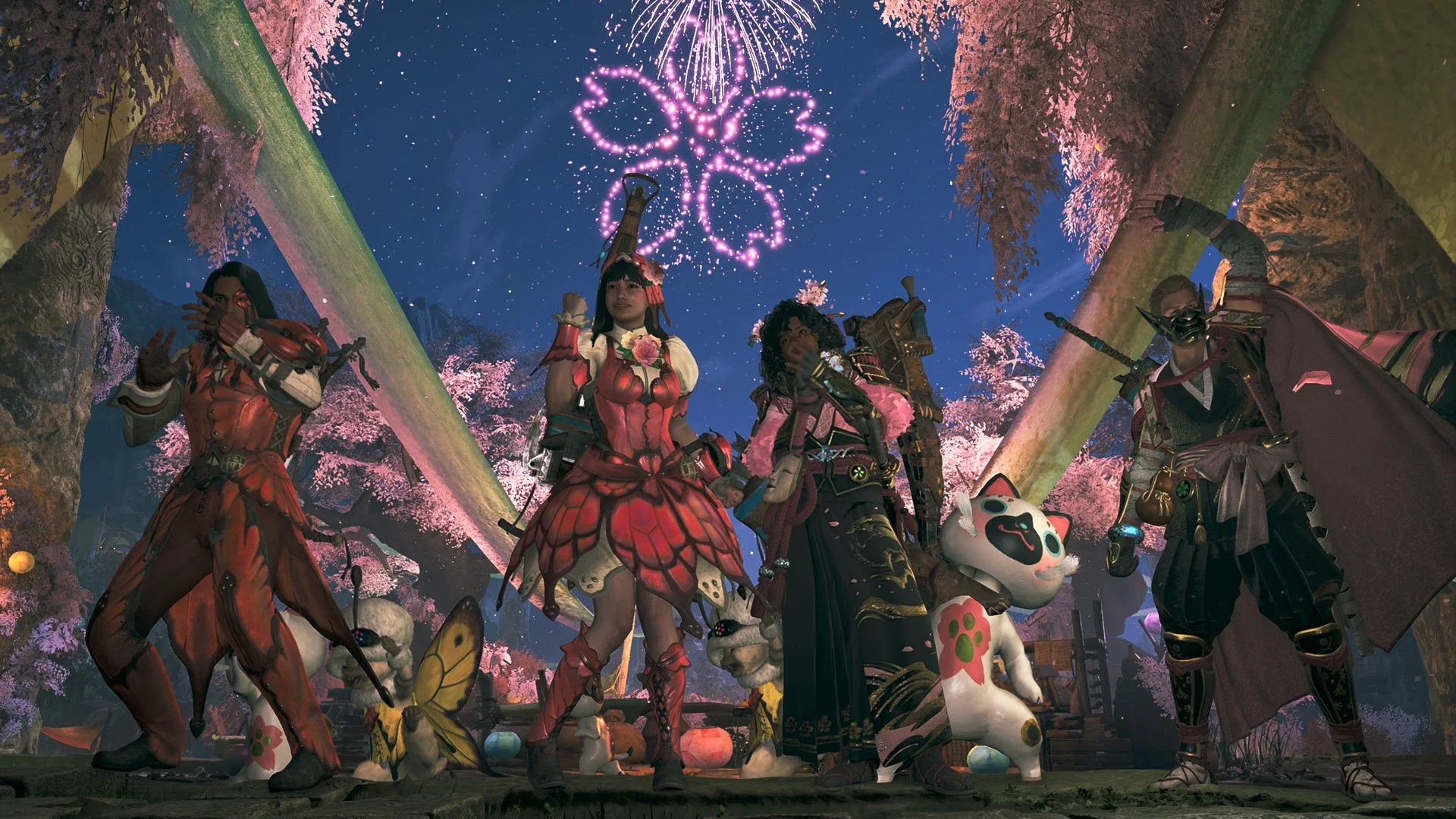 花舞の儀の様子