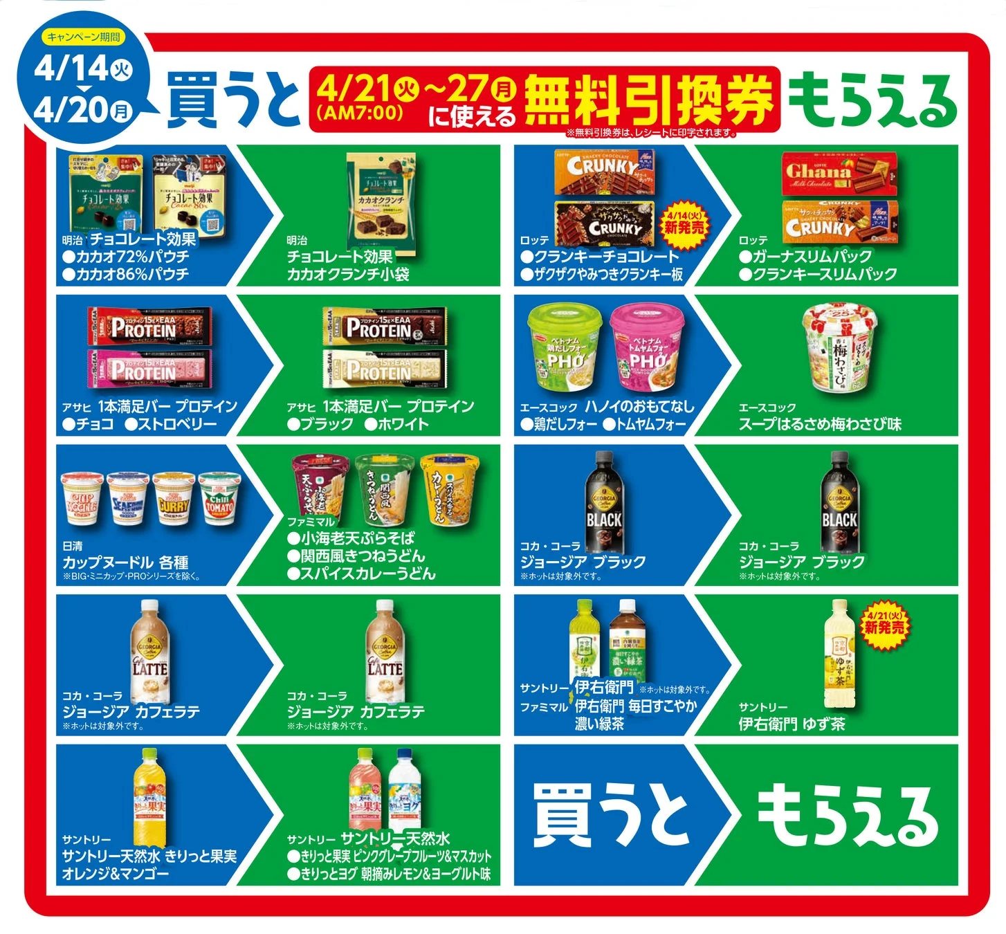 第2週の対象商品