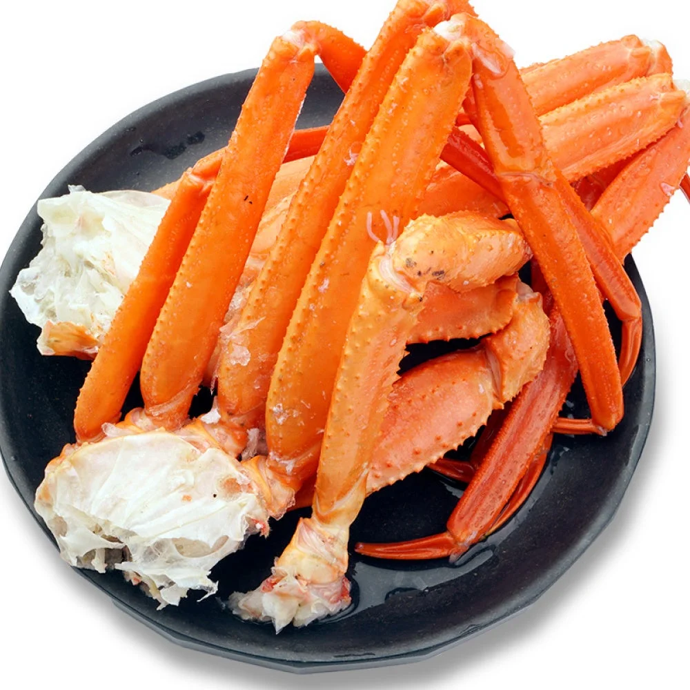 茹でたカニの足