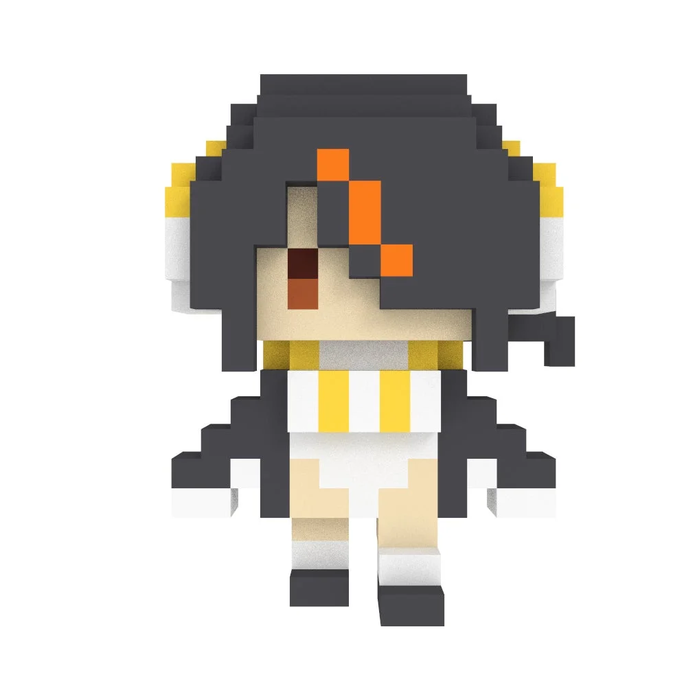 ヘッドホンキャラクターのピクセルアート