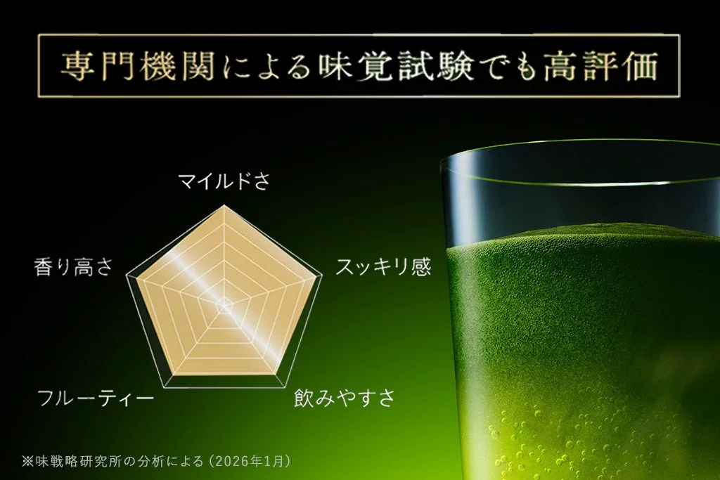 専門機関による味覚試験でも高評価