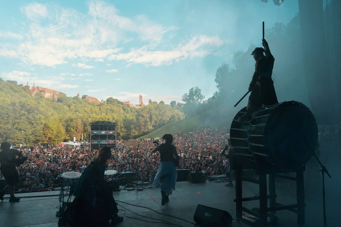 野外フェスの様子