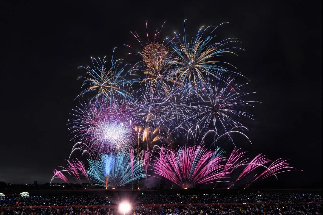 夜空に咲き誇る花火