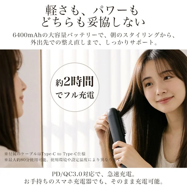 軽さも、パワーもどちらも妥協しない