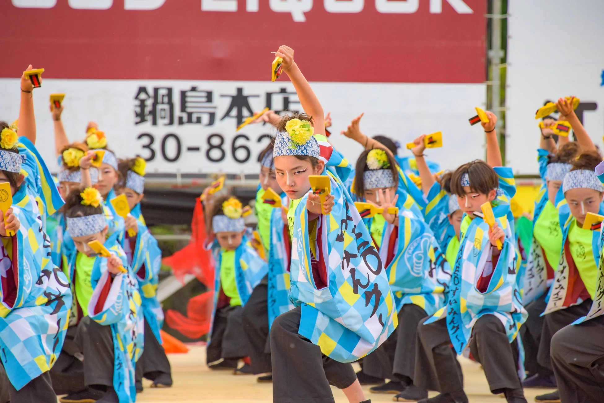 阿波踊りの子供たち