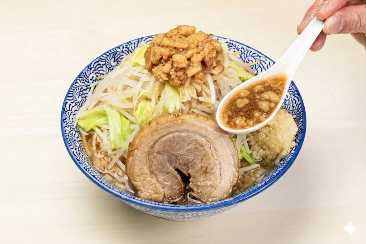 ボリューム満点のラーメン