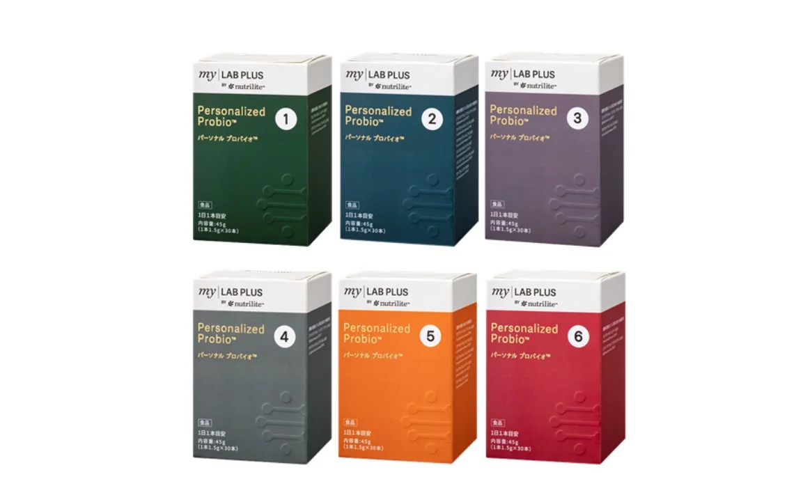 my LAB PLUS BY nutrilite™ パーソナル プロバイオ™ 製品パッケージ