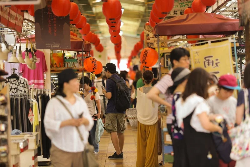 Wマーケットの様子