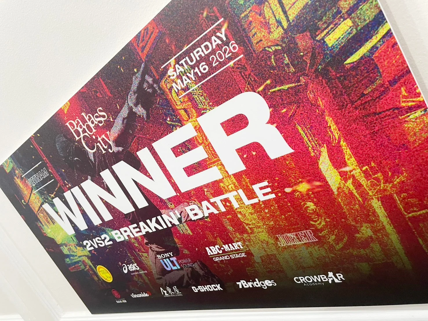 Badass City 2026 WINNER 2VS2 BREAKIN' BATTLEポスター