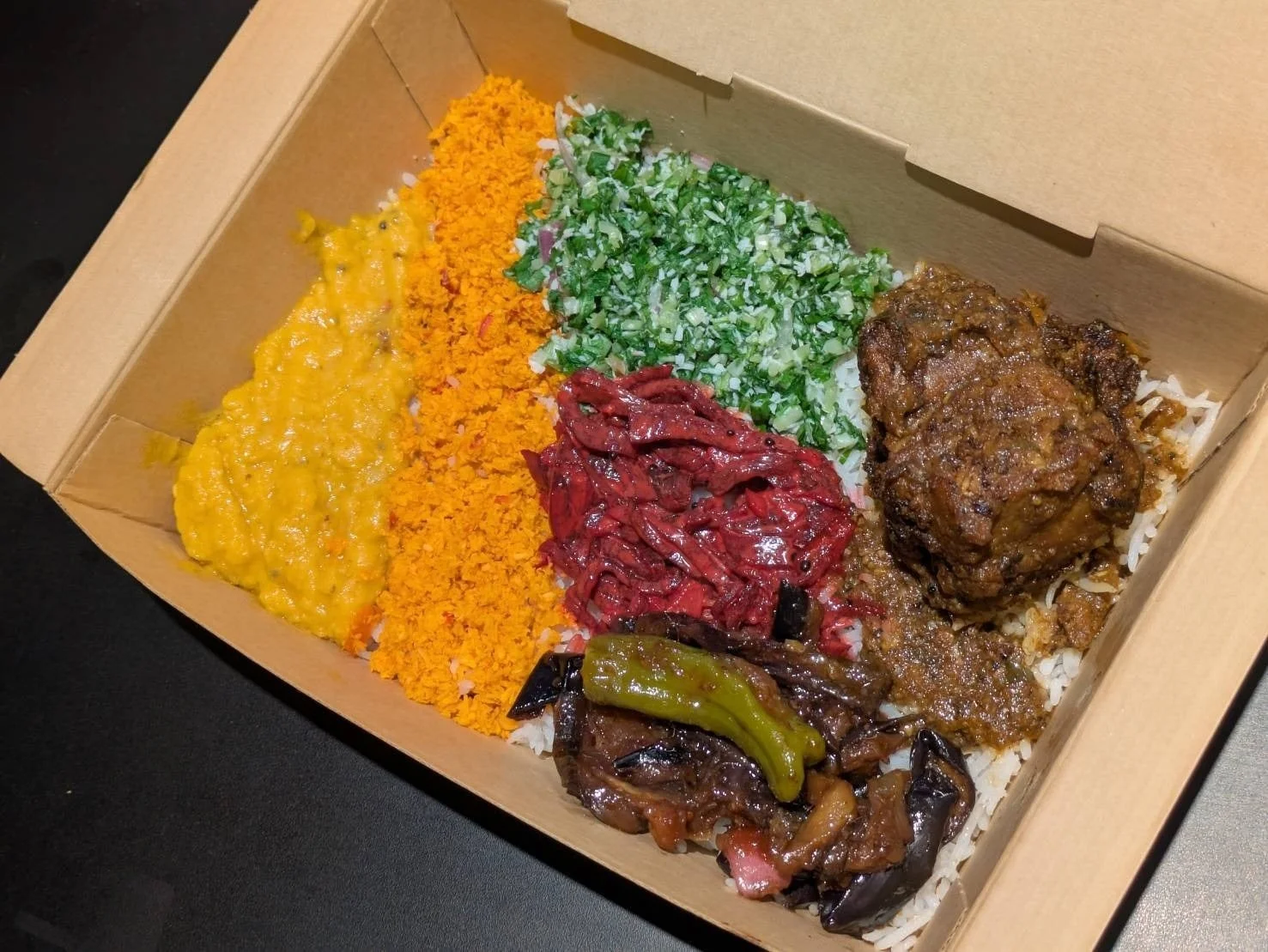 スリランカ料理風ライスアンドカリー