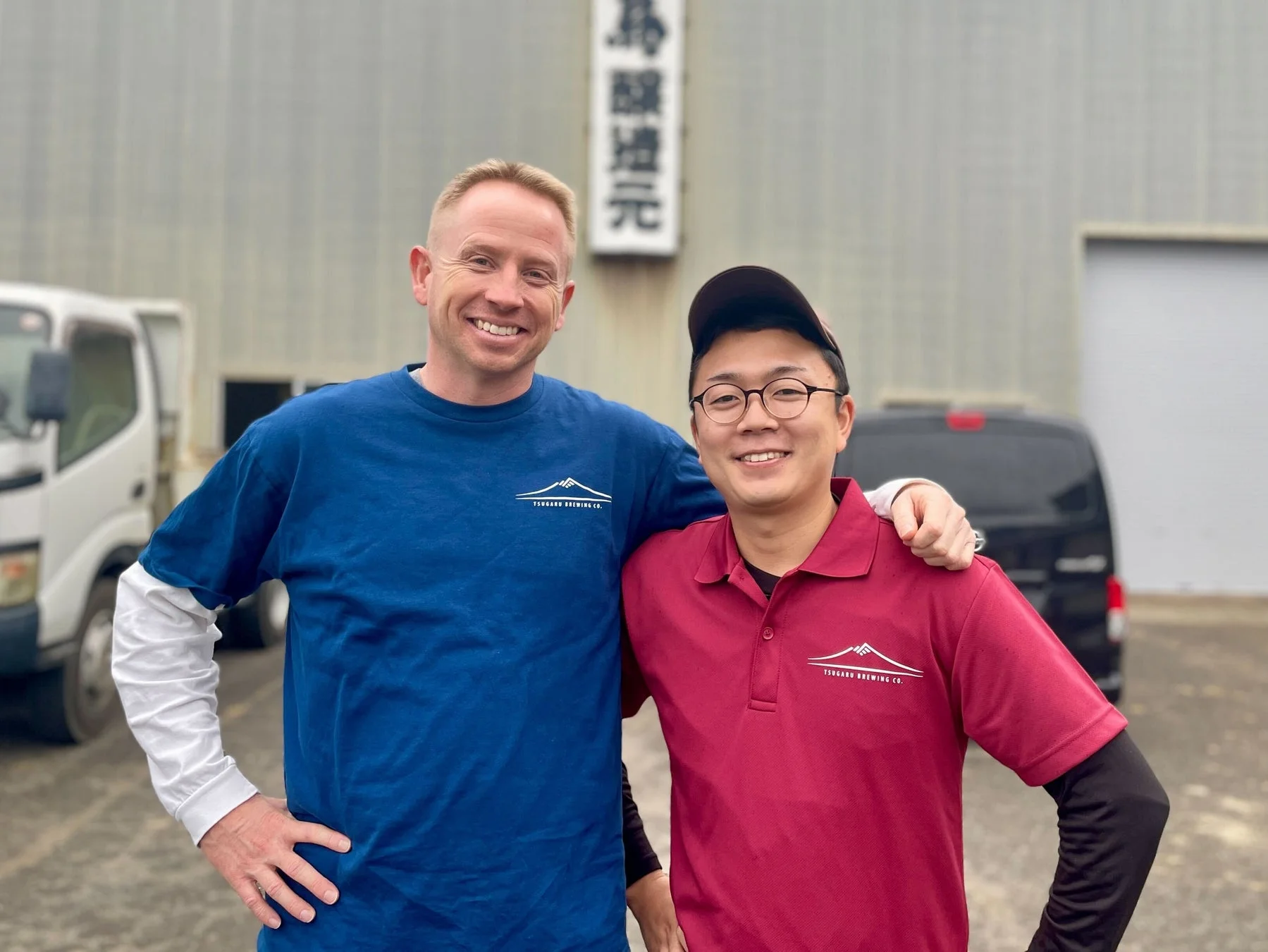 クリス氏とリョウタ氏のツーショット