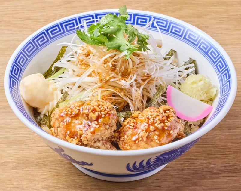 油淋鶏がのった丼