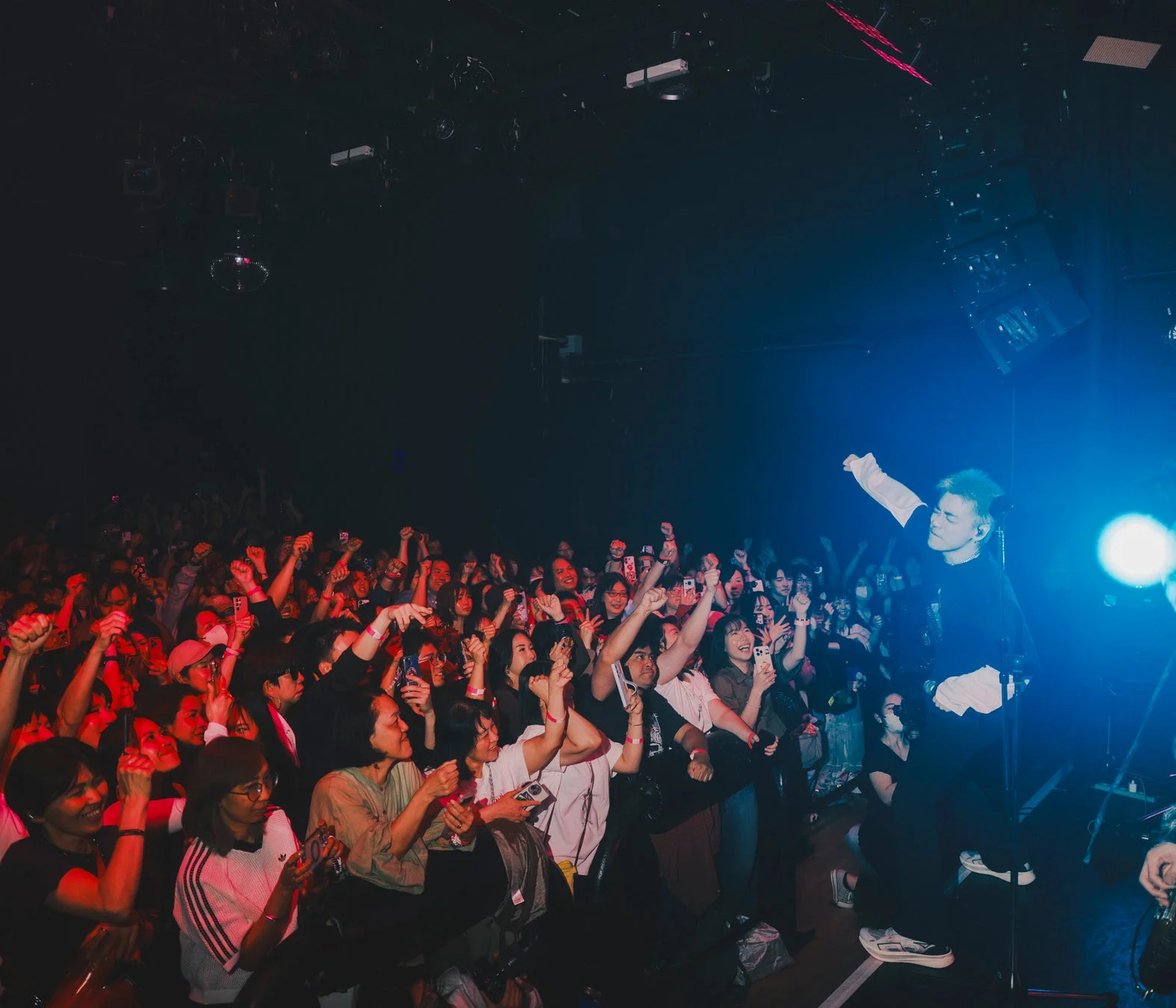 ライブ会場の熱気