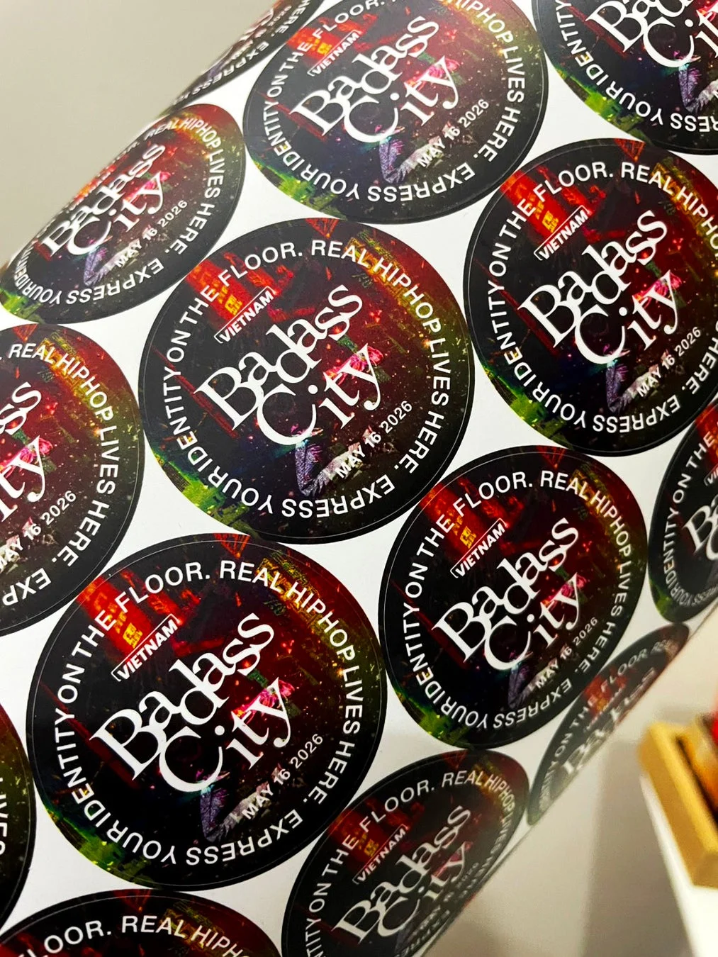 Badass City 2026 ステッカーロール