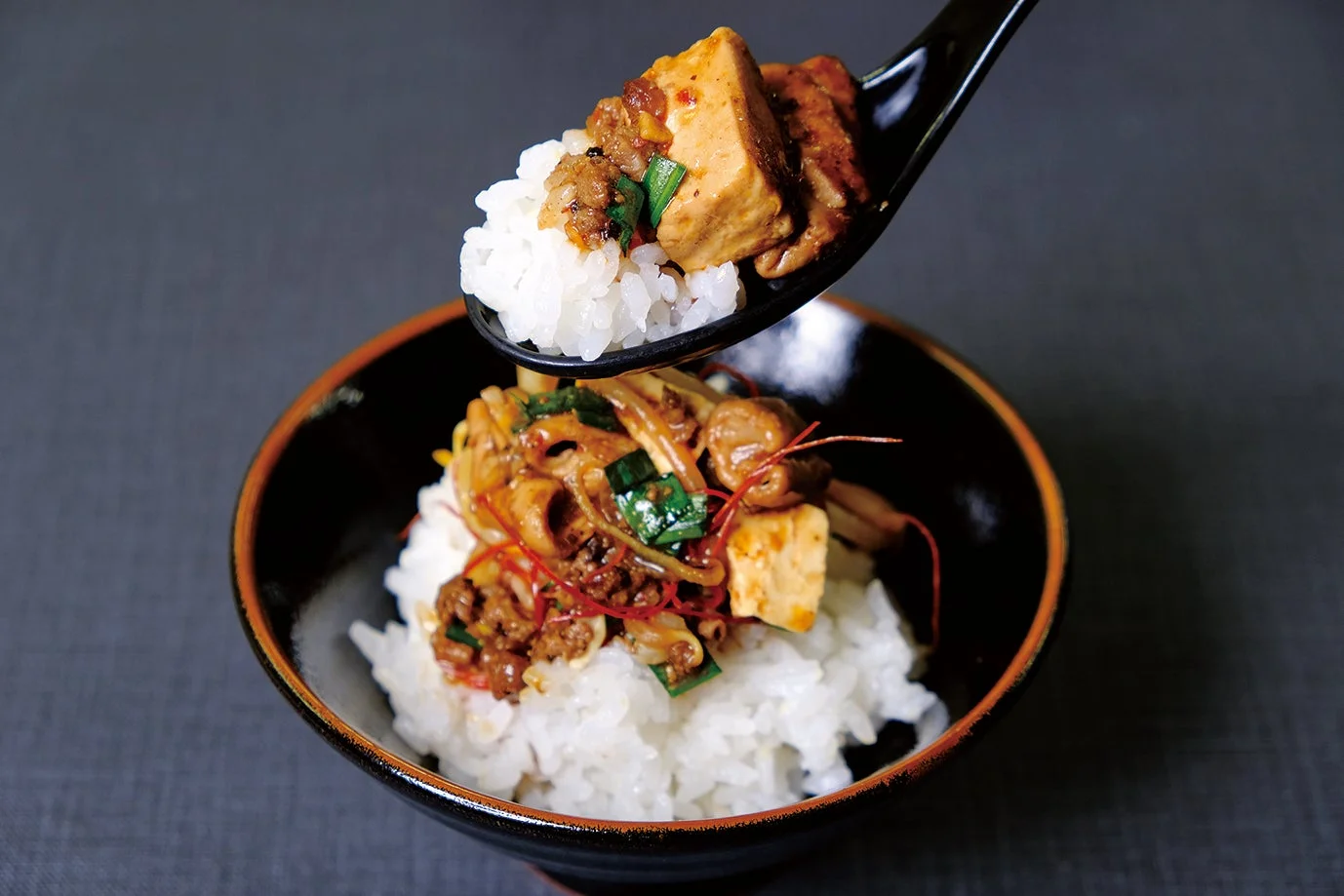 石焼ホルモン麻婆ライスセット