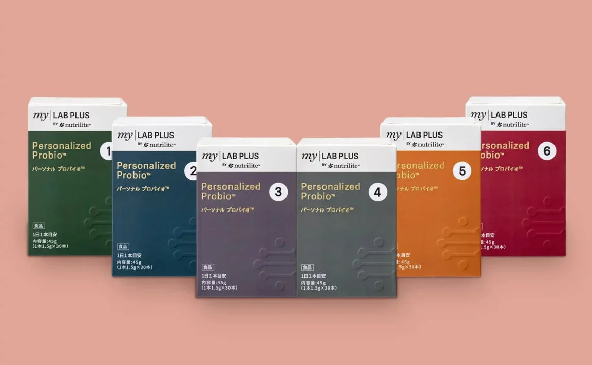my LAB PLUS BY nutrilite™ パーソナル プロバイオ™ 全6種
