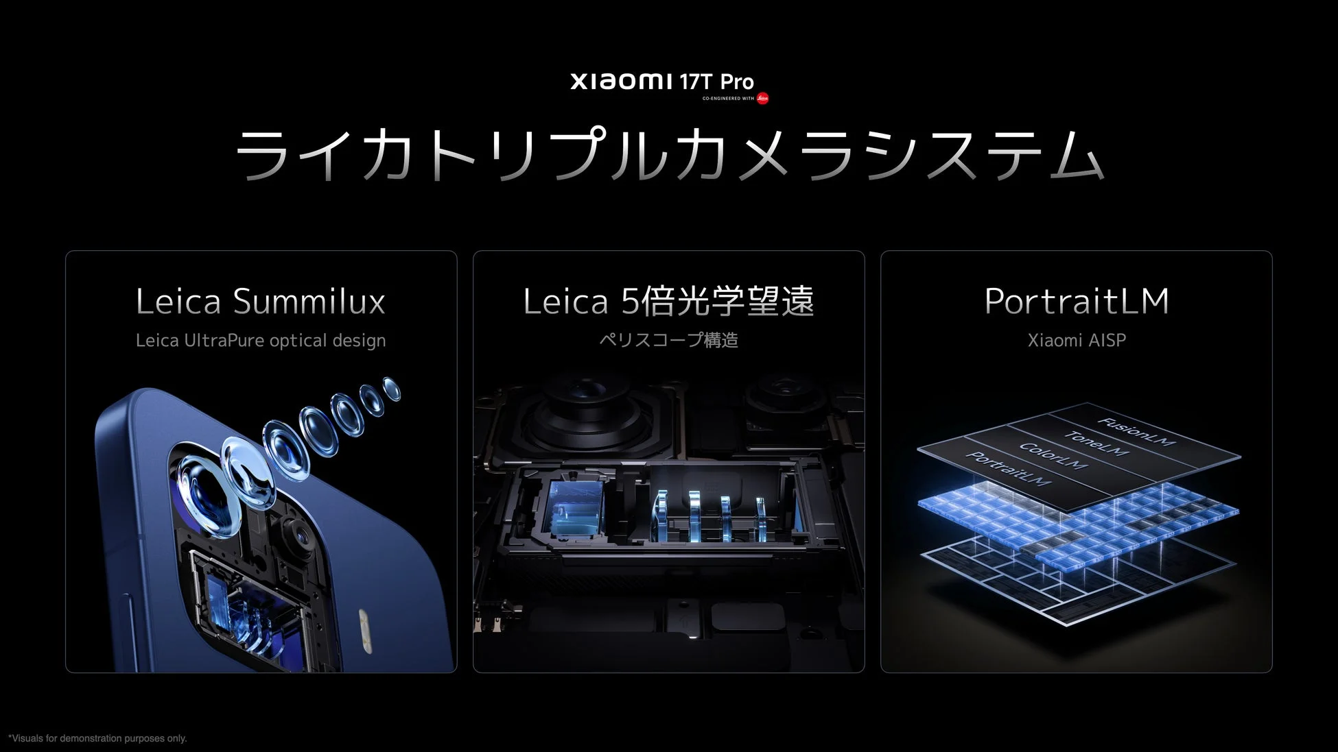 XIAOMI 17T Pro ライカトリプルカメラシステム