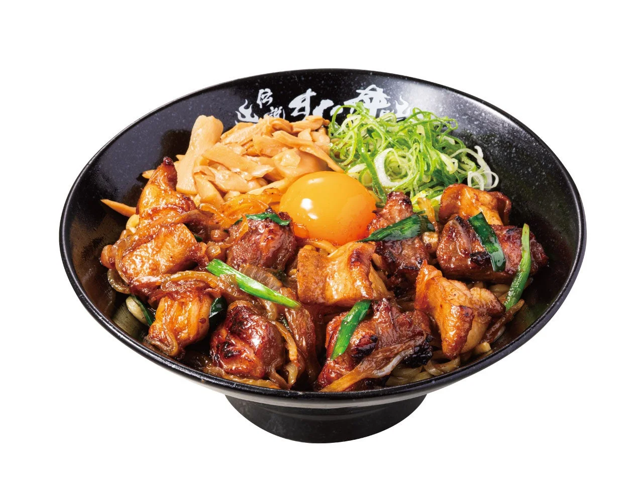 豚ハラミ牛ホルモン焼肉油そば