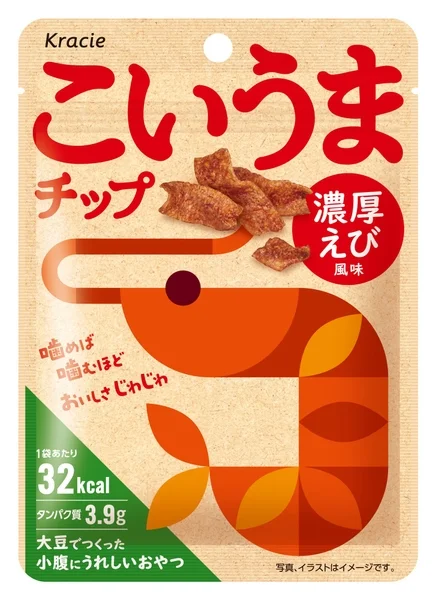 クラシエ こいうまチップ 濃厚えび風味 商品パッケージ