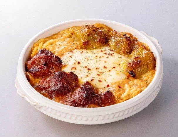 ロゼクリーム焼きパスタ＆２種の韓国チキン