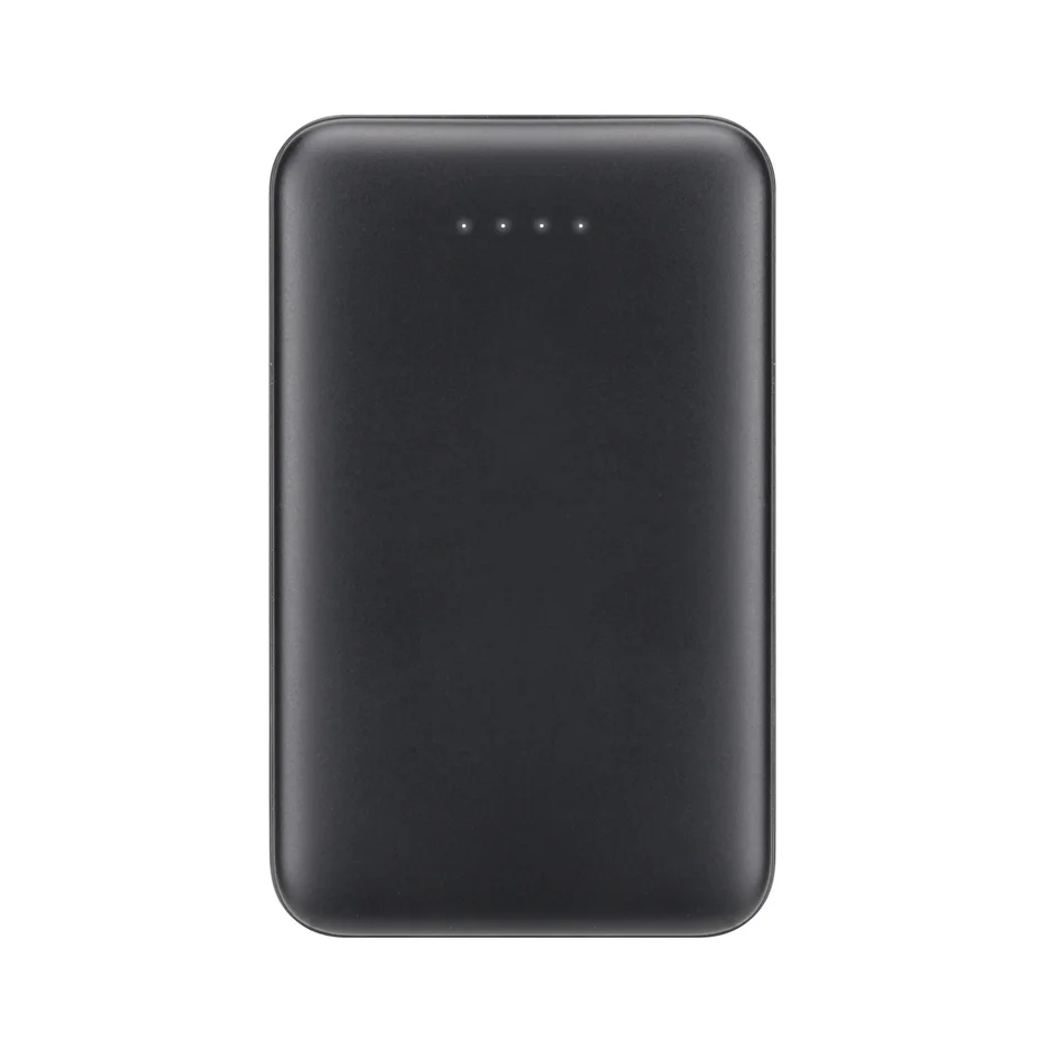 黒色のシンプルなモバイルバッテリー