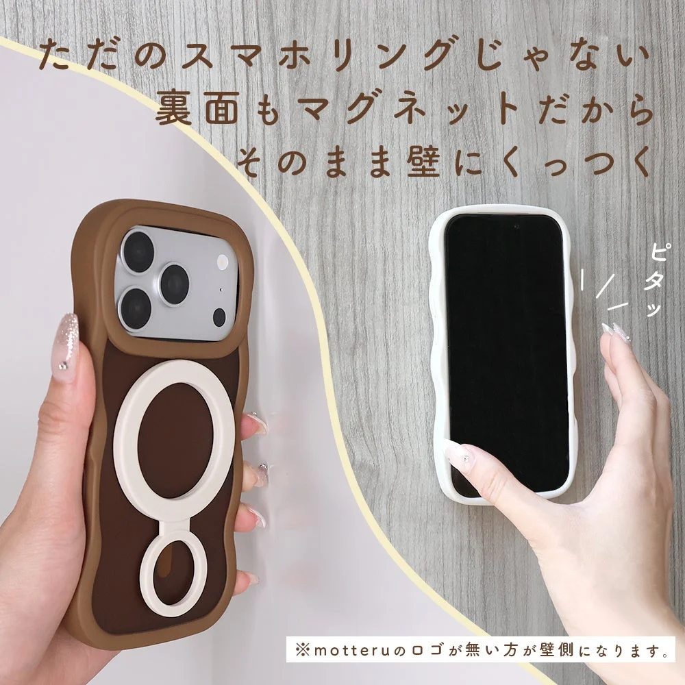 ただのスマホリングじゃない 裏面もマグネットだから そのまま壁にくっつく ピタッ