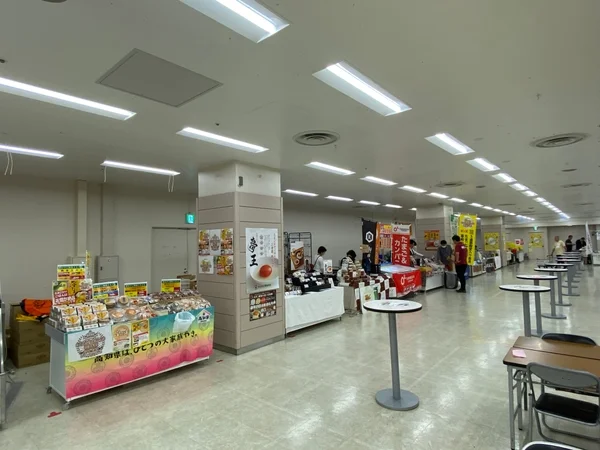 物産展の様子