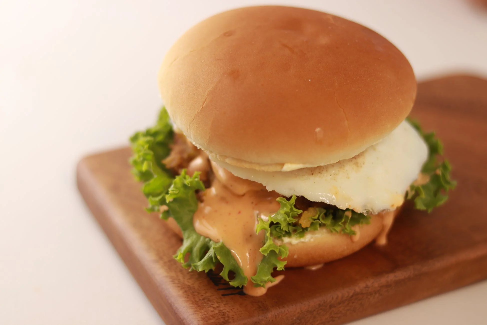 さつまいもを使ったハンバーガー