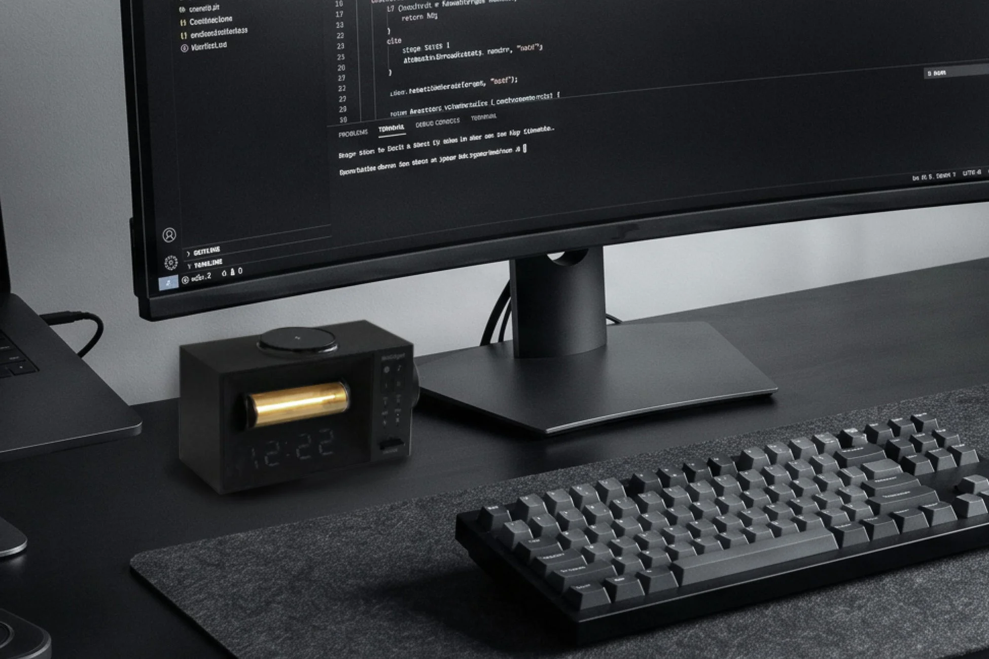 デスクに置かれたMaGdget WakeUp Clock