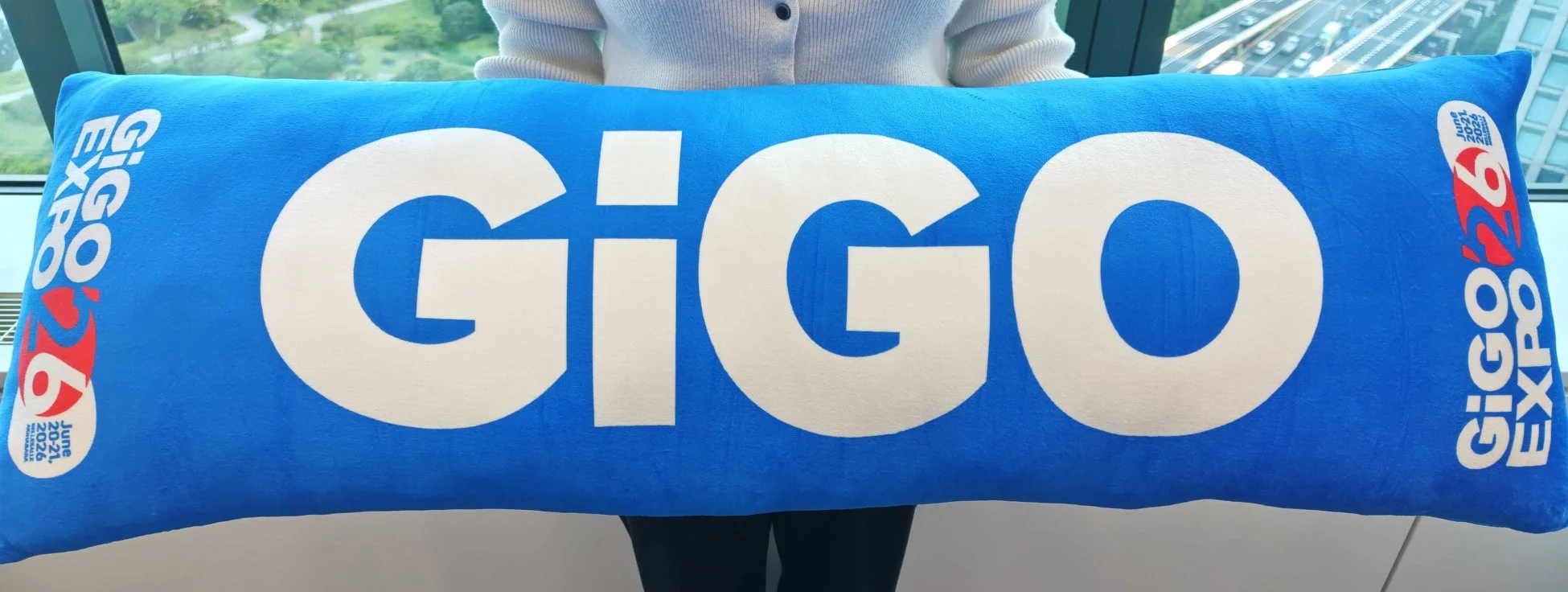 GiGO EXPO 2026限定ロングクッション