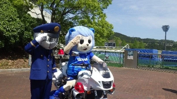 県警・沼津署ブースの様子