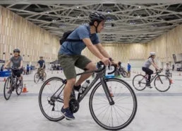 スポーツバイク試乗会の様子
