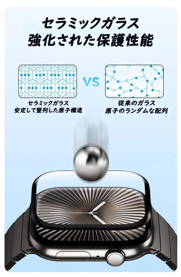 セラミックガラスの構造比較