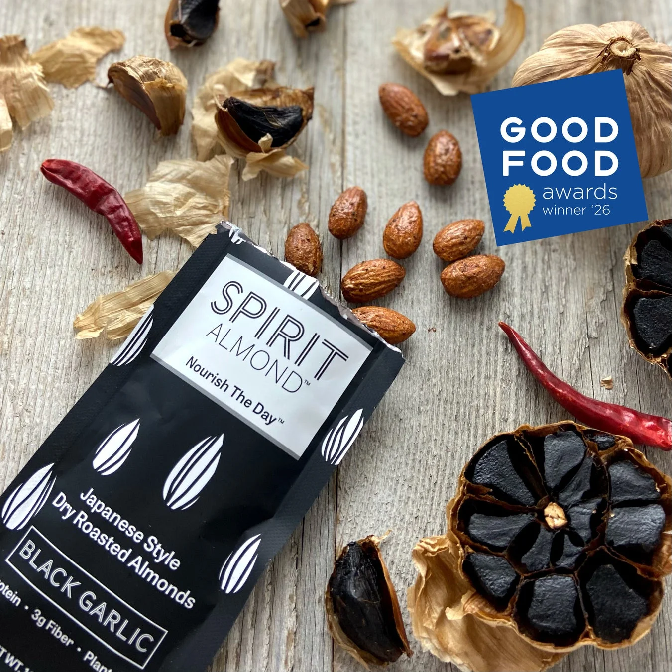 Good Food Awardsを受賞したSPIRIT ALMOND Black Garlic