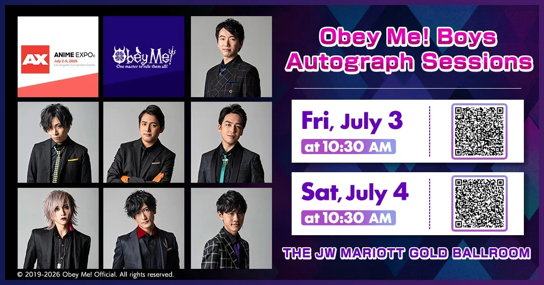 Obey Me! Boys Autograph Sessions