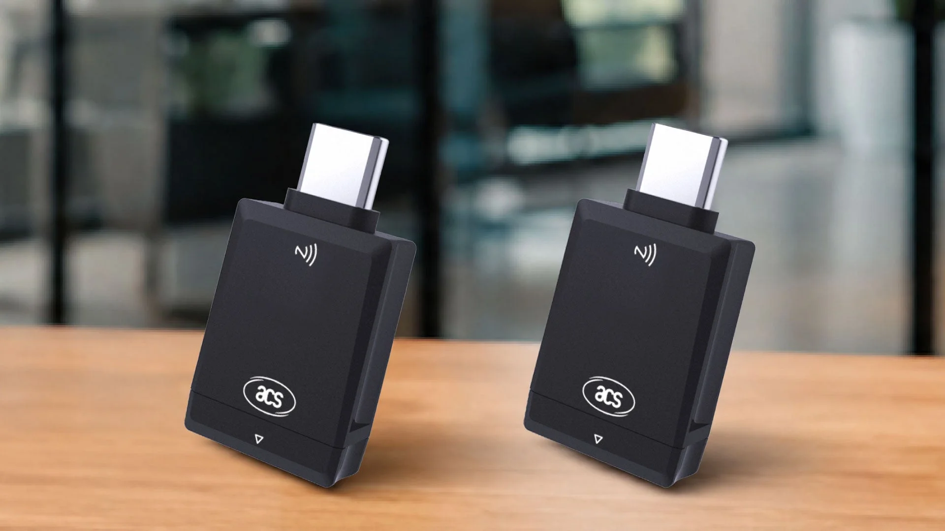 USB-C非接触型リーダー2つ