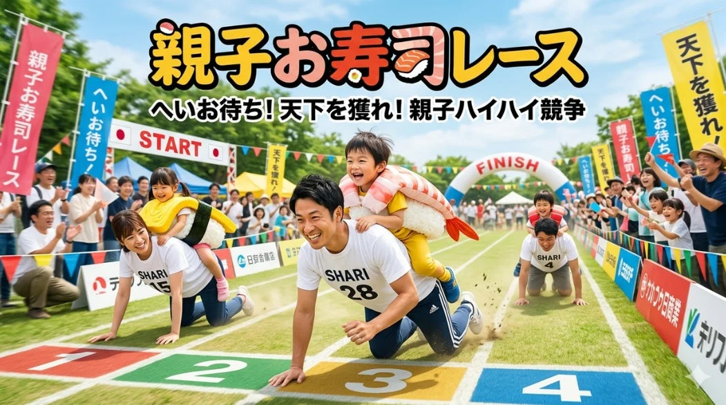親子deお寿司レース