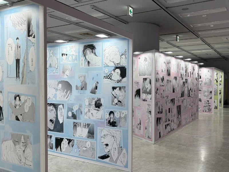 感情で巡る空間展示の様子