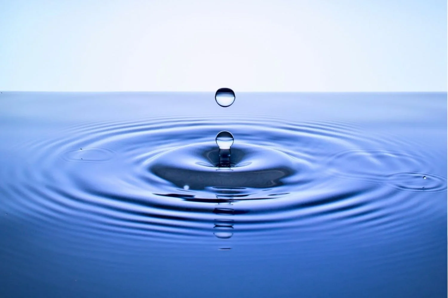 水滴の波紋