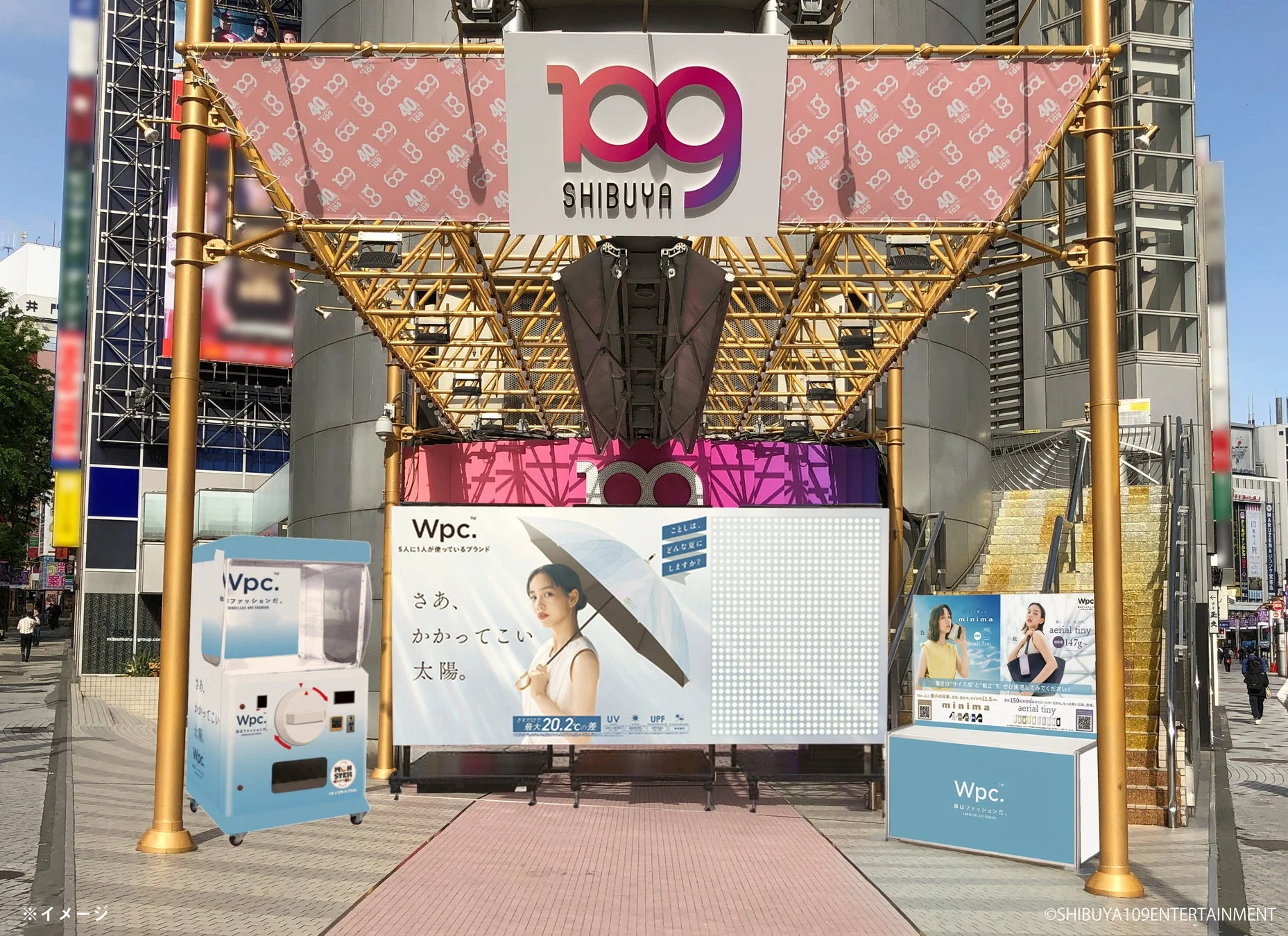SHIBUYA109でのWpc.イベントの様子