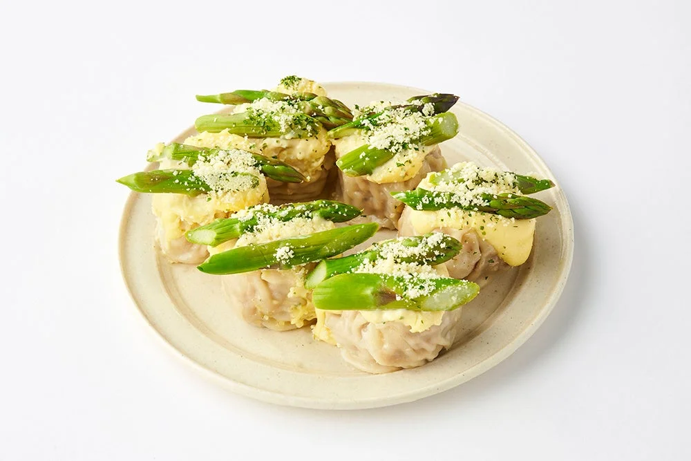 サロマ豚とアスパラチーズ焼売