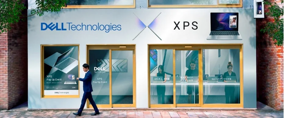 XPS ポップアップイベントの店舗外観