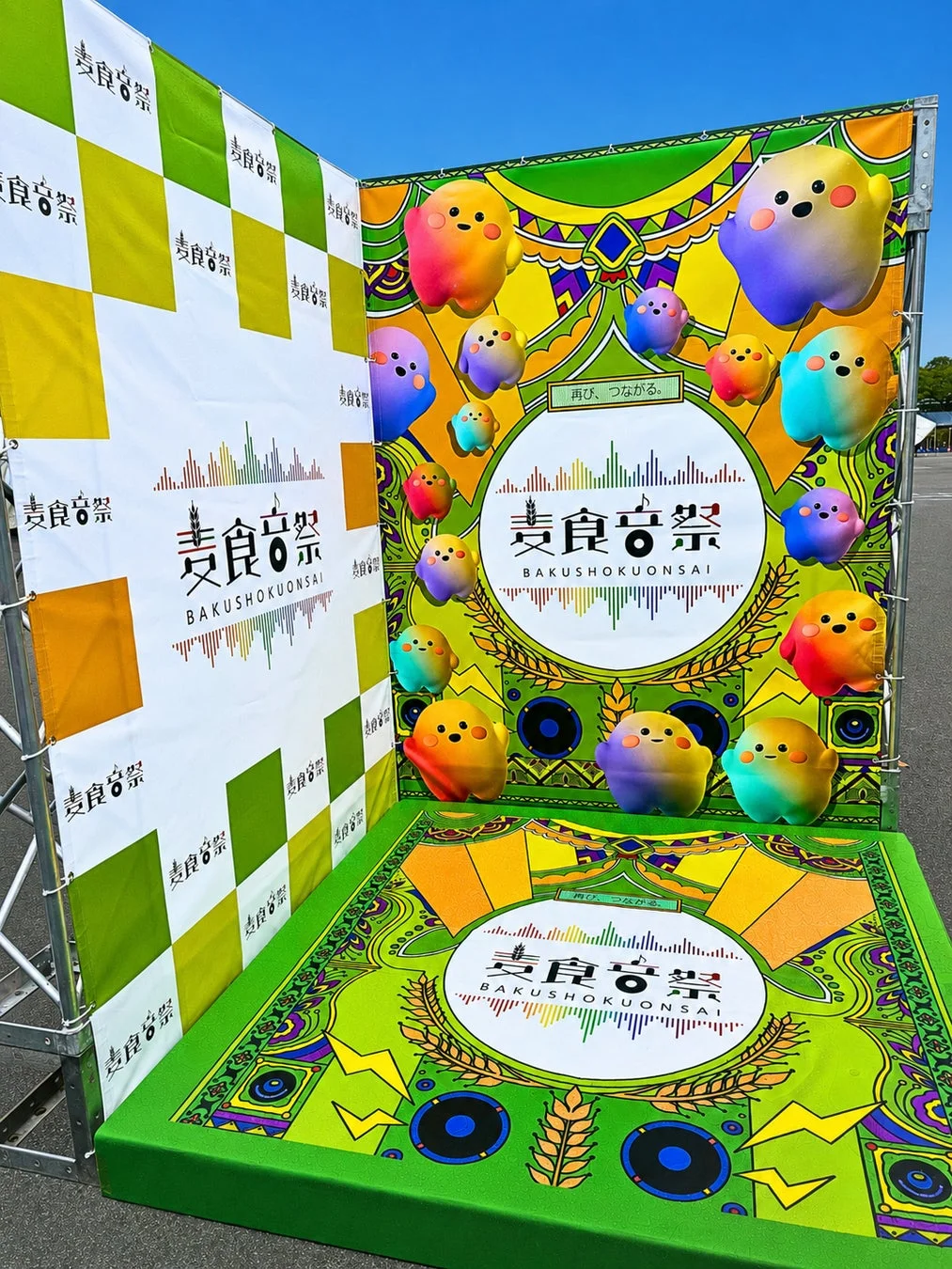 オリジナルスタンプとフォトブース