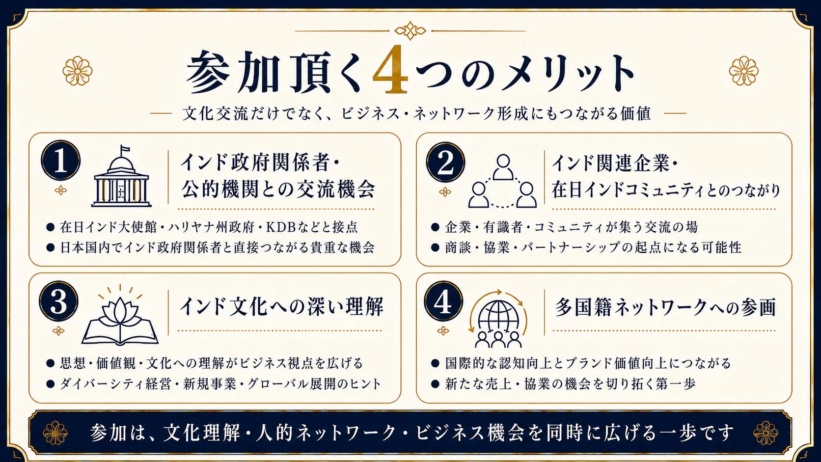 参加メリット