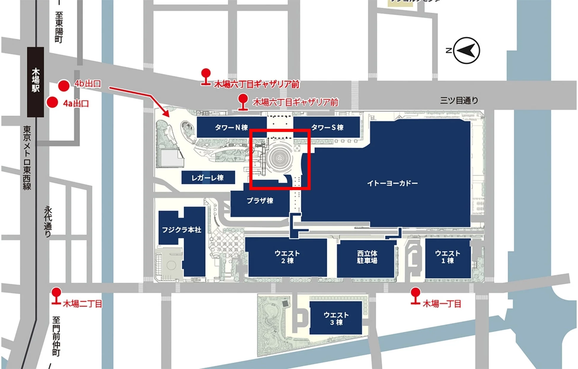 深川ギャザリア周辺の地図
